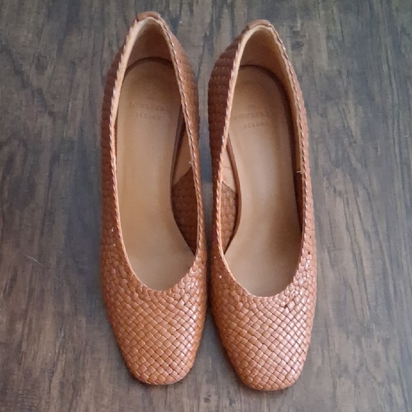 Sezane High Laura Woven Heels - Picture 2 of 5